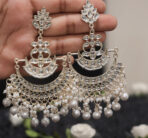 Kundan Earrings - White