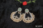 Kundan Earrings - Green